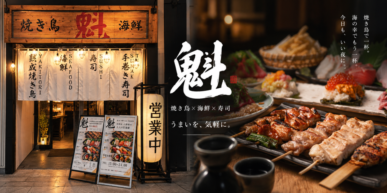 愛媛県松山市大街道で焼き鳥×海鮮×寿司を楽しむ居酒屋なら | 焼き鳥